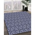 thumbnail image 3 of Ahgly Company Tapis d'Intérieur Lavable en Machine Carré Bleu Nuit, 8 Pieds Carré, 3 of 7