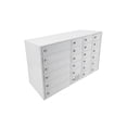thumbnail image 1 of FixtureDisplays® 24-Slot Cellphone iPad USB Charging Station Lockers Assignment Mail Slot Box 24 W x 15 H x 8"D Big (8.2") and Small (4.4") Slots 15255-USB, 1 of 8