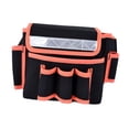 thumbnail image 1 of DOLITY Electrician Tool Bag Adjustable Waist Strap Storage Pouch for Gardening Tool Orange, 1 of 9