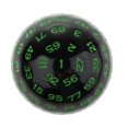 thumbnail image 1 of Milaget 100 Sides Polyhedral Dice Toys Multi Sided Acrylic Dices for Table Board Game Green-1, 1 of 8