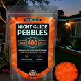 thumbnail image 2 of TTJ Garden Decorations 2026 Colorful -in-the-Dark Garden Stones Night Guide Luminous Pebbles In The Dark Stepping Rocks Outdoor Landscaping Decor Glowing Stones 400pc, 2 of 8