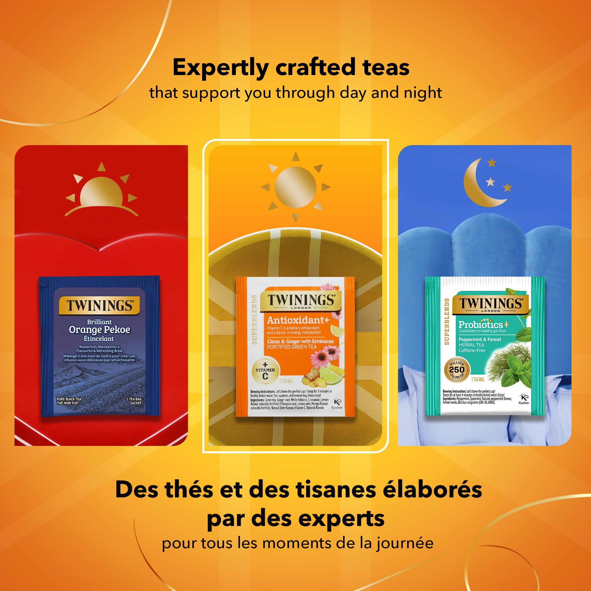 Twinings Superblends Antioxidant+ Green Tea with Vitamin C & Echinacea, 18 Tea Bags