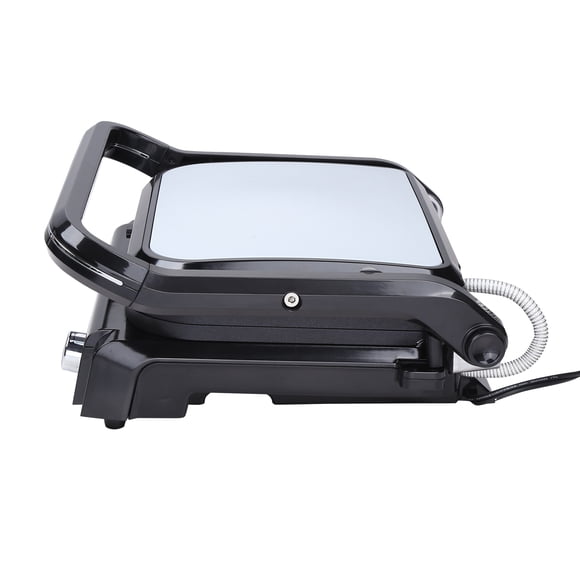 KFFKFF 7-in-1 Electric Griddle, 14.4" 1800W for Indoor Use, Stainless Countertop Teppanyaki Grill, Iron Plate with Non-Stick Surface, Temp Control 0-446℉, 110V