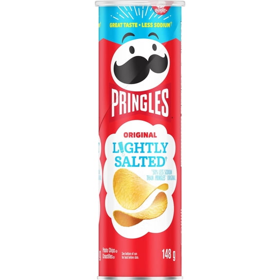 Pringles Lightly Salted Potato Chips 148 g