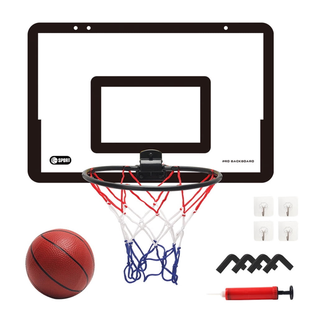 Mini Panier De Basket Mural – Anneau XXL 22,7 Cm, Panneau Incassable, Mousse Anti-Rayures, Enfants Adultes