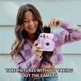 thumbnail image 4 of Purple Protective Cover for Fuji Instax mini12 Instant Camera with Detachable Adjustable Shoulder Strap - Custom-Fit Case for mini12, 4 of 6