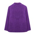 thumbnail image 4 of LSLJS Women's Button Cardigans Plus Size Long Sleeve Open Front Sweater Outerwear Plush Coat, 4 of 4