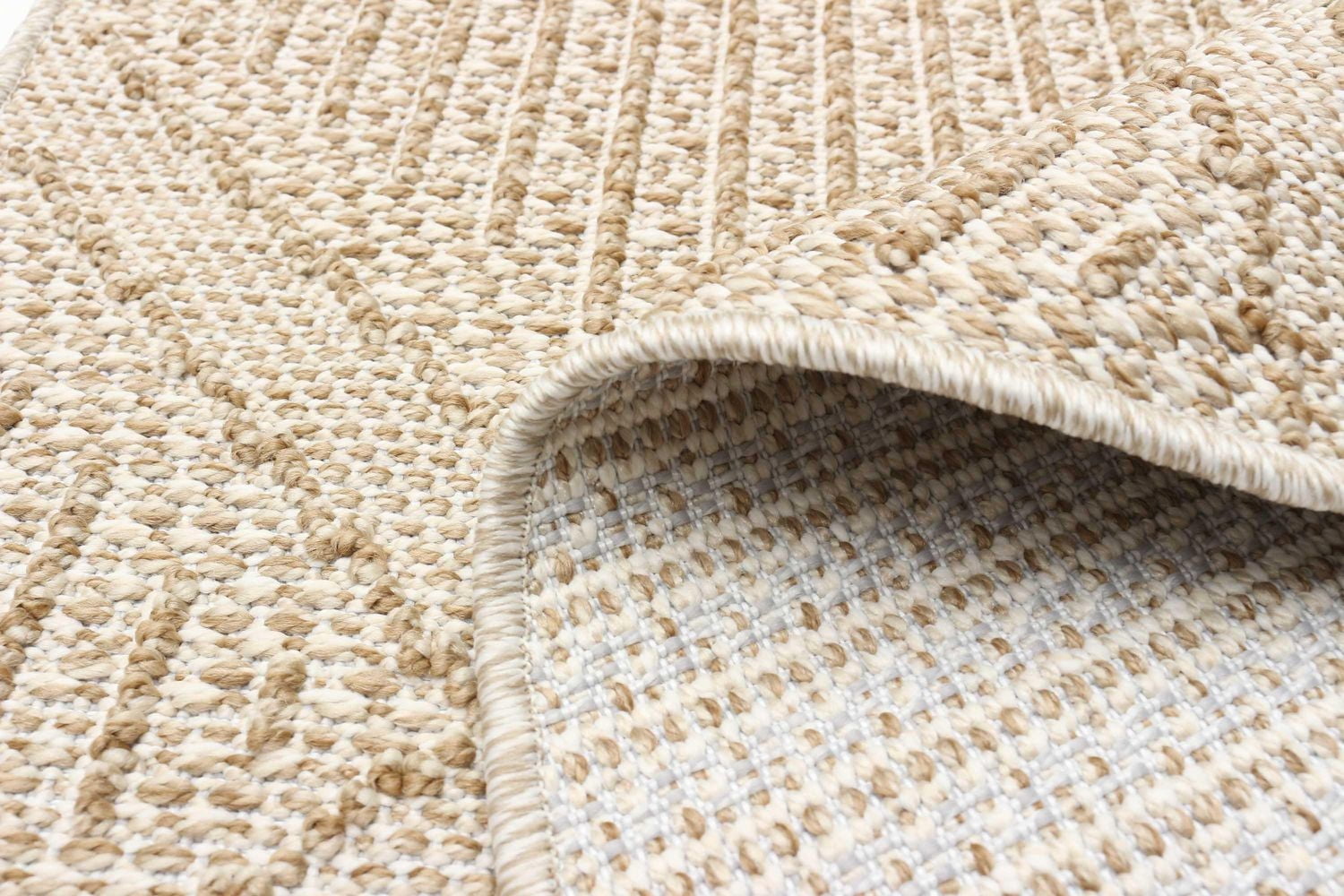 Tapis ECARPET Style Jute pour Chambre à Coucher, Salon