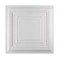 thumbnail image 2 of Great Lakes Tin Detroit Matte White 2ft x 2ft Lay In Ceiling Tiles (5 Pack), 2 of 6