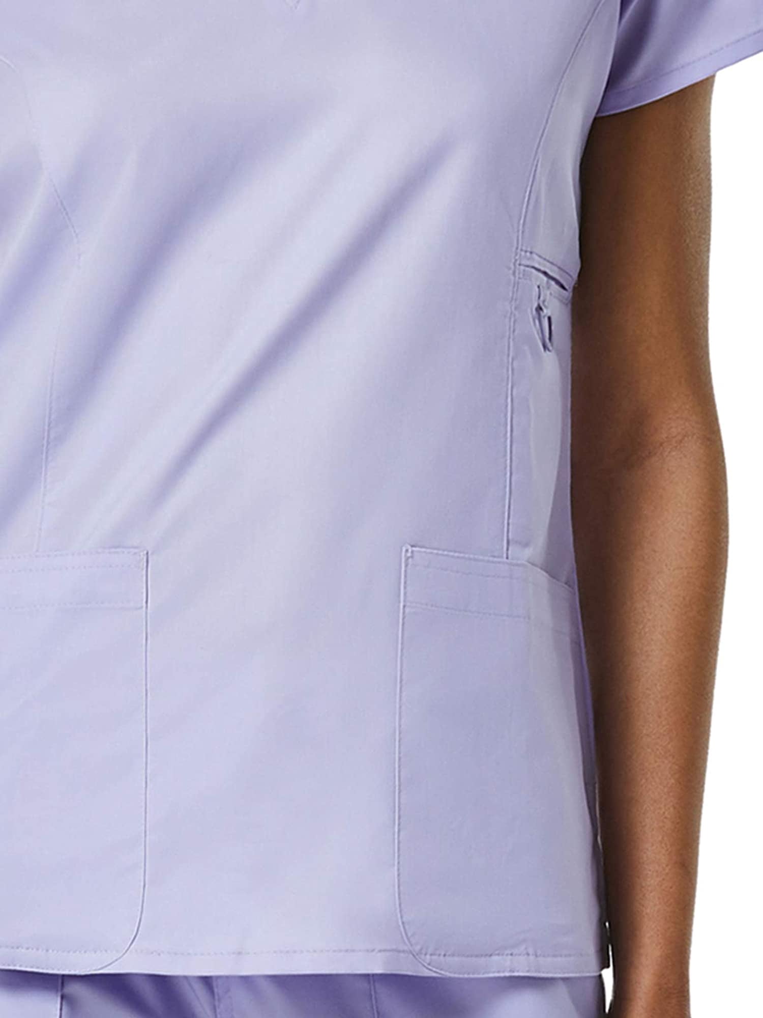 EON Women's COOLMAX V-Neck Solid Scrub Top
