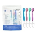 thumbnail image 1 of Hearth & Gear 26 Pack Portable Disposable Travel Toothbrushes With Soft Mint Beads & Compact & Individually Wrapped For Fresh Breath Compressed Bags for Travel Bulk Travel Containers Air Bags for, 1 of 7