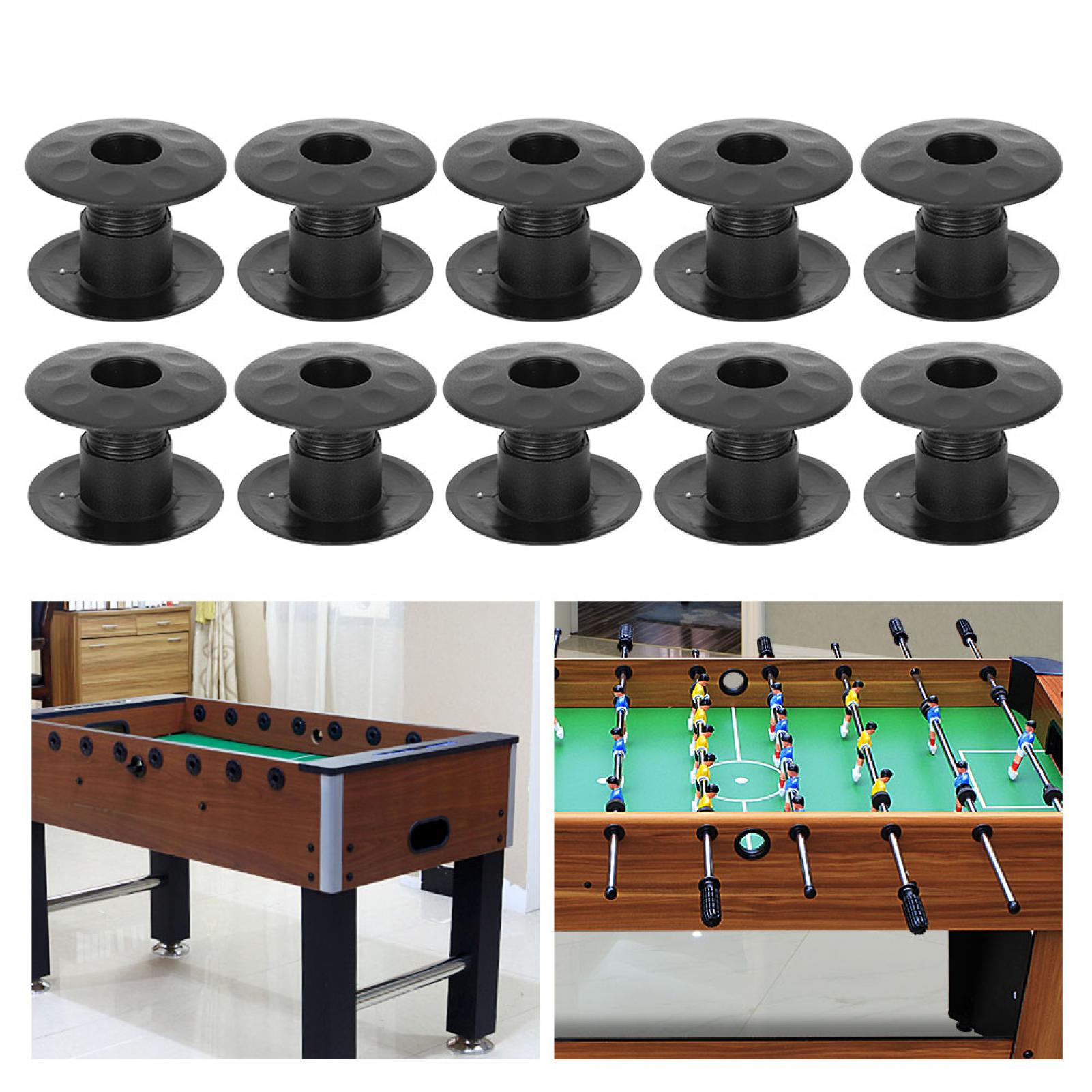 Khall Tabletop Foosball  Accessories,10 Pair Tabletop Foosball Bushings Table Football Bearing Rods Foosball Fun Games Accessories,Tabletop Foosball Bushings