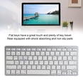 thumbnail image 4 of Universal Multi Device BT Keyboard Ultra Slim Compact Wire Less BT Keyboard, Ultra Thin Bilingual Universal for PC Laptop, Computer Desktop Laptop Surfaces Tablet Smartphone, 4 of 7