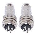 thumbnail image 1 of Connecteur de Prise Aviation, 2 Pcs Connecteur de Prise Aviation Connecteur de Prise en Métal Connecteur de Prise Aviation Design de Nouvelle Génération, 1 of 14