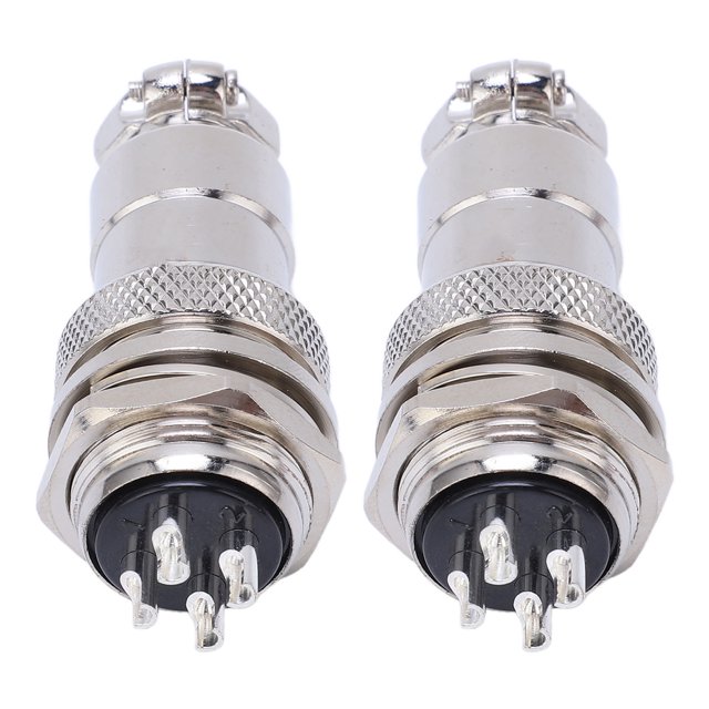 Connecteur de Prise Aviation, 2 Pcs Connecteur de Prise Aviation Connecteur de Prise en Métal Connecteur de Prise Aviation Design de Nouvelle Génération