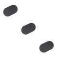 thumbnail image 2 of relayinert Sponge Brush Eraser Scrub Handle Grip Sink Pots Bowl Kitchen Cleaning Tool black 3Set, 2 of 6