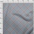 thumbnail image 1 of oneOone Georgette Viscose Fabric Tartan Check Print Fabric By The Yard 42 Inch Wide, 1 of 4