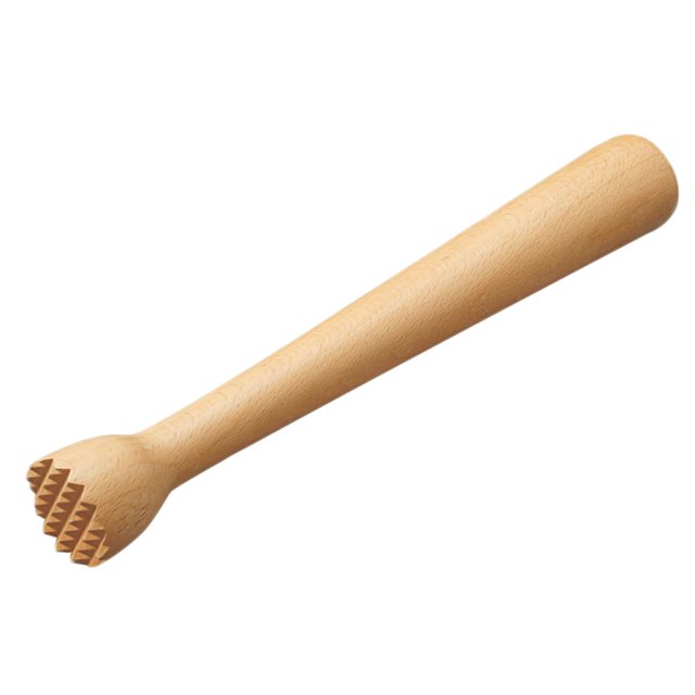 Kitchen Rolling Pin Wood Crushed Juice Hammer Bar Milk Tea Mixer Mixing Stick,Yellow Kitchen Rolling Pin