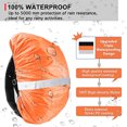 thumbnail image 4 of Housse de Pluie Sac à Dos avec Bande Réfléchissante Imperméable Ultraléger Sac à Dos, Pochette de Rangement, pour la Randonnée, le Camping, le Vélo, en Plein Air, Voyager, 4 of 5