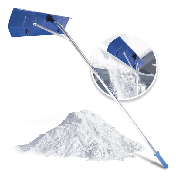 Snow Joe 20-Foot Extendable Aluminum Roof Snow Rake with 26-Inch Head