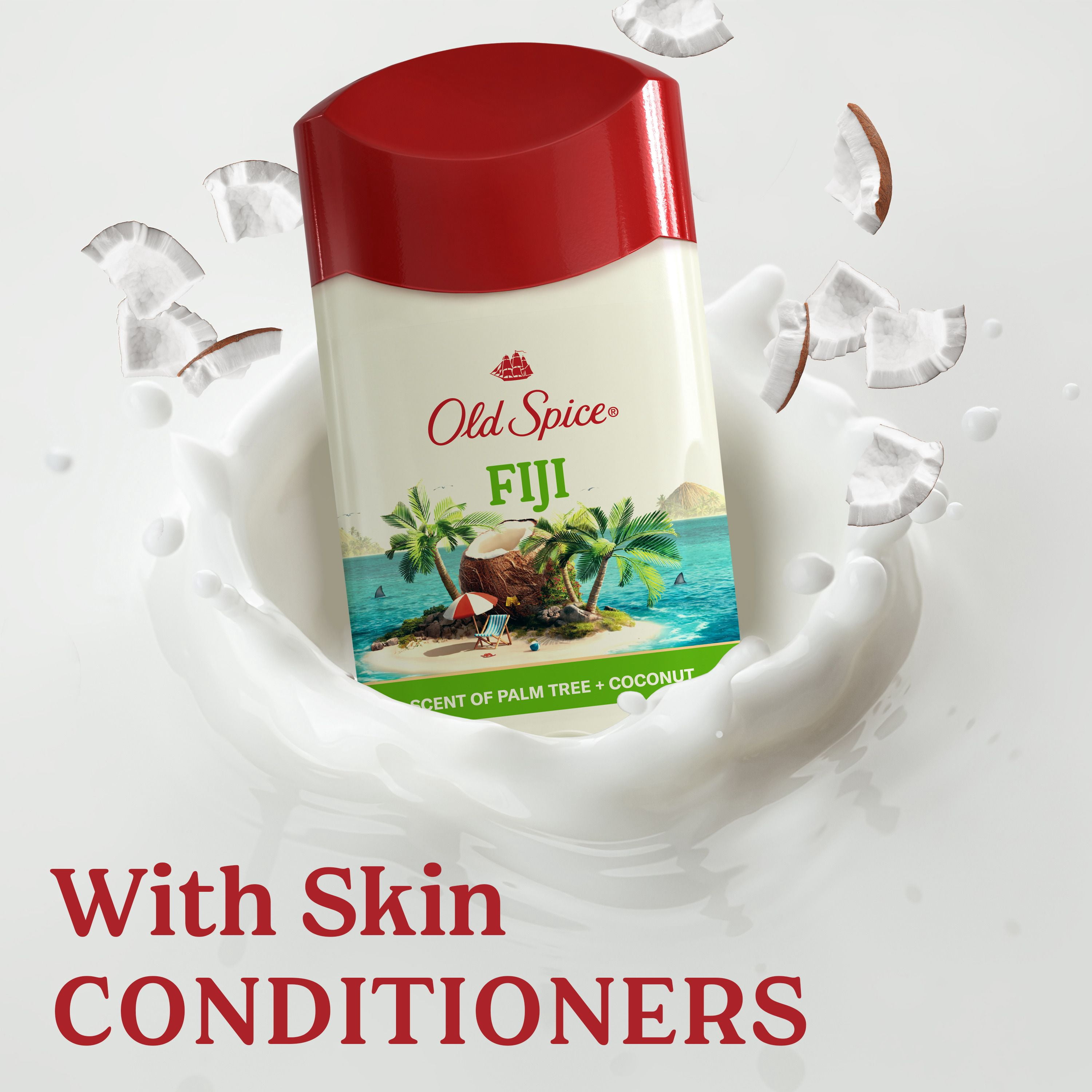 Antisudorifique et Désodorisant Old Spice pour Hommes, Fiji avec Palmier, Protection Contre la Transpiration 24/7, 73 g