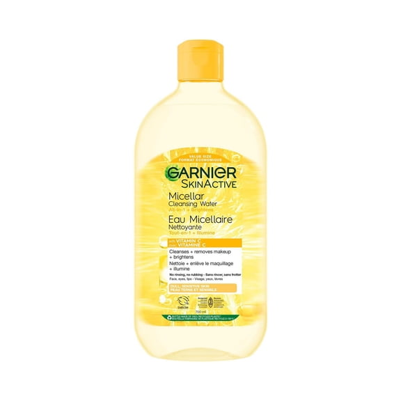 Garnier Micellar Water, Makeup Remover, All-In One Cleanser, with Vitamin C