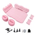 thumbnail image 2 of Almencla Inflatable Car Air Mattress Camping Air Mattress Bed for MPV Automotive Pink, 2 of 7