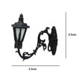 thumbnail image 2 of Redempat 5x Antique Miniature Wall Lamp for Accessories DIY Style C 1Set, 2 of 6