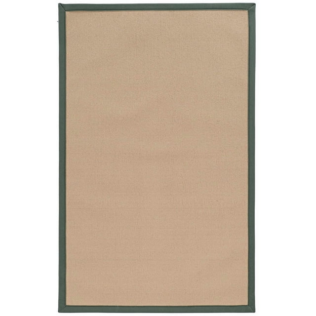 Tapis Athena sisal et Vert de 5 pi x 8 pi