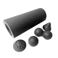 thumbnail image 3 of jinwen Foam Roller Set Equipment High Density Starter Kit for Leg Pilates black, 3 of 9