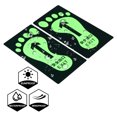 thumbnail image 3 of Unique Bargains PVC Exit Sticker Sign, 11.6' x 6.1' Self Adhesive Door Exit Sign Footprint Floor Sticker, Green 6Pack, 3 of 6