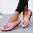 thumbnail image 4 of B91xZ Mocassins à Enfiler pour Femmes Bout Rond Confort Légers Chaussures Habillées à Enfiler, Rose 8.5, 4 of 5