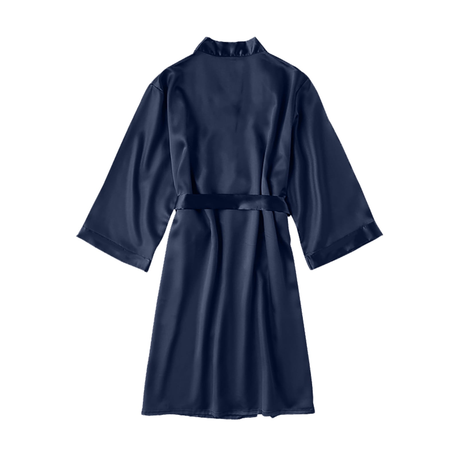 Qertyioot Wrap Robe for Womens,Pajamas Sets Pyjama Pajamas Wedding Sets Spring Summer Dressing Gown Under $15