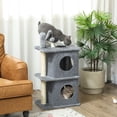 thumbnail image 2 of PawHut Tour pour Chat de 31,5 Pouces, avec 2 Condos, Arbre à Chat à Plusieurs Niveaux pour Chatons, 2 of 10