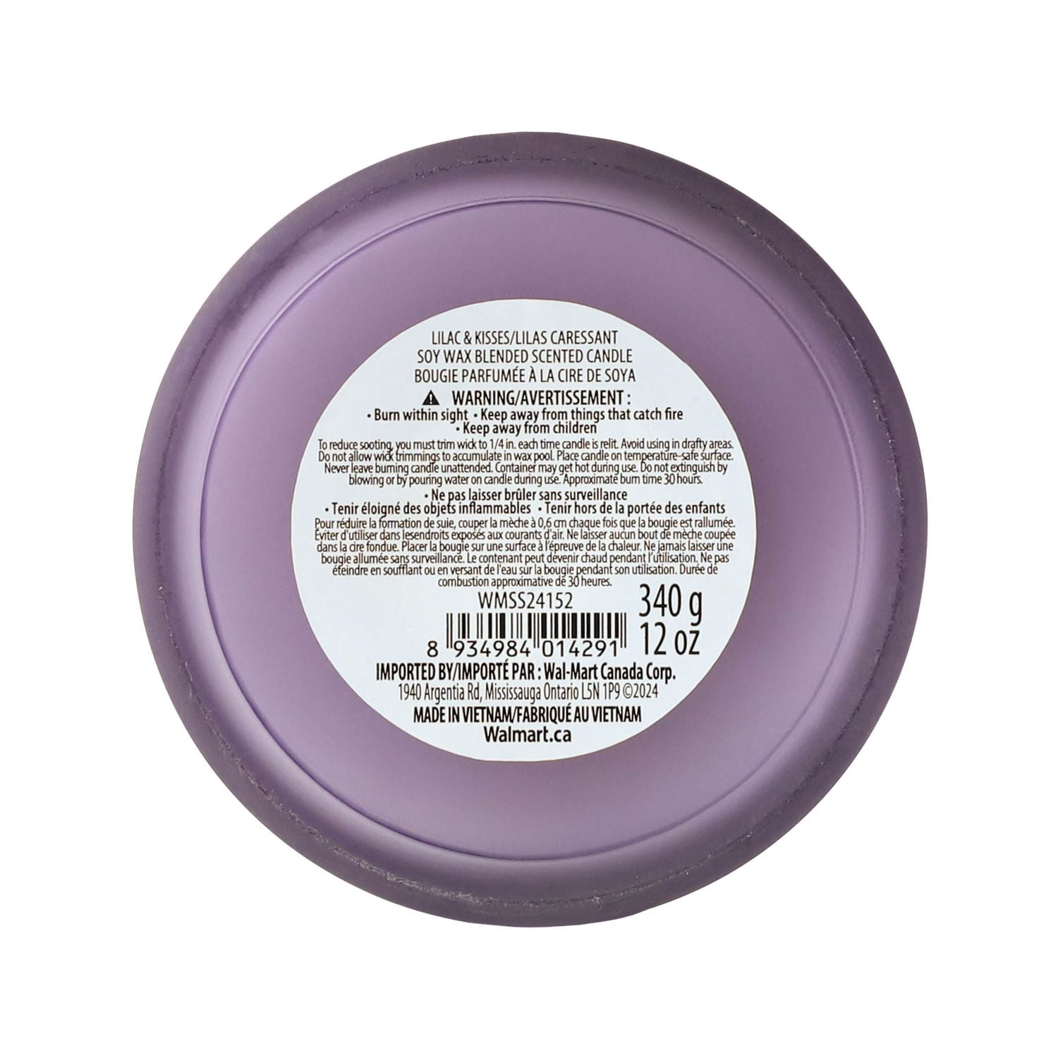 Botanical Light 16.4OZ Spiced Berry Soy Wax Blended Scented Candle,3 cotton wick