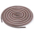 thumbnail image 1 of INSPIRE CHIC Lacet de Botte Unisexe Rond en Corde à Rayures Bicolores 1/5 Épais 120cm / 47.24 Pouces Blanc Rouge Vin, 1 of 4