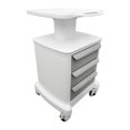 thumbnail image 3 of Mobile Trolley Cart ABS Material Portable Mobile Cart 3 Drawers for Dental, 3 of 10