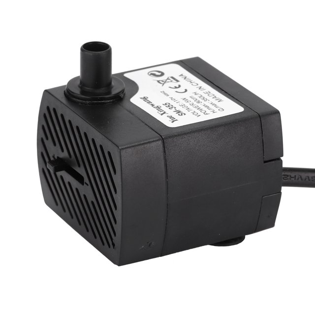 Aquarium Water Pumps, Mini Fountain Pump Wear-resistant Power-saving And Quieter Stainless Steel Rotor Quiet Design And Low Noise For Office For Home US Plug 110V