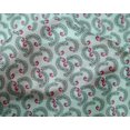 thumbnail image 4 of oneOone Silk Tabby Fabric Leaves & Swirl Block Decor Fabric Printed BTY 42 Inch Wide, 4 of 4