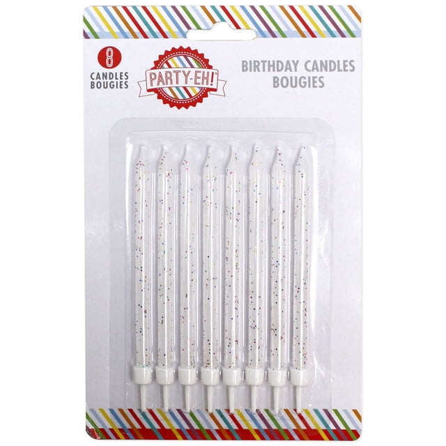 Bougies scintillantes avec supports