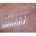 thumbnail image 4 of 1 Pcs 1-5 Rows Stainless Steel Wall Mount Stemware Wine Glass Hanging Rack Holder Shelf, 4 of 7