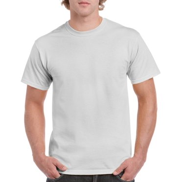 Gildan Mens Heavy Cotton T-Shirt, S, Ice Grey