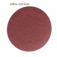 thumbnail image 1 of 10 Pcs Feuilles de Sable Disques Rondes 5 Pouces/125mm 40-2000Granules Polissage Papier de Sable, 1 of 9