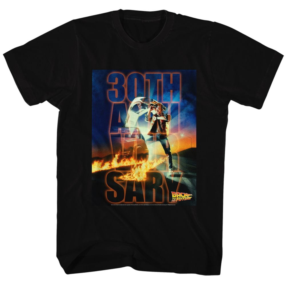 Back to the Future T-Shirt pour Adulte du 30e Anniversaire