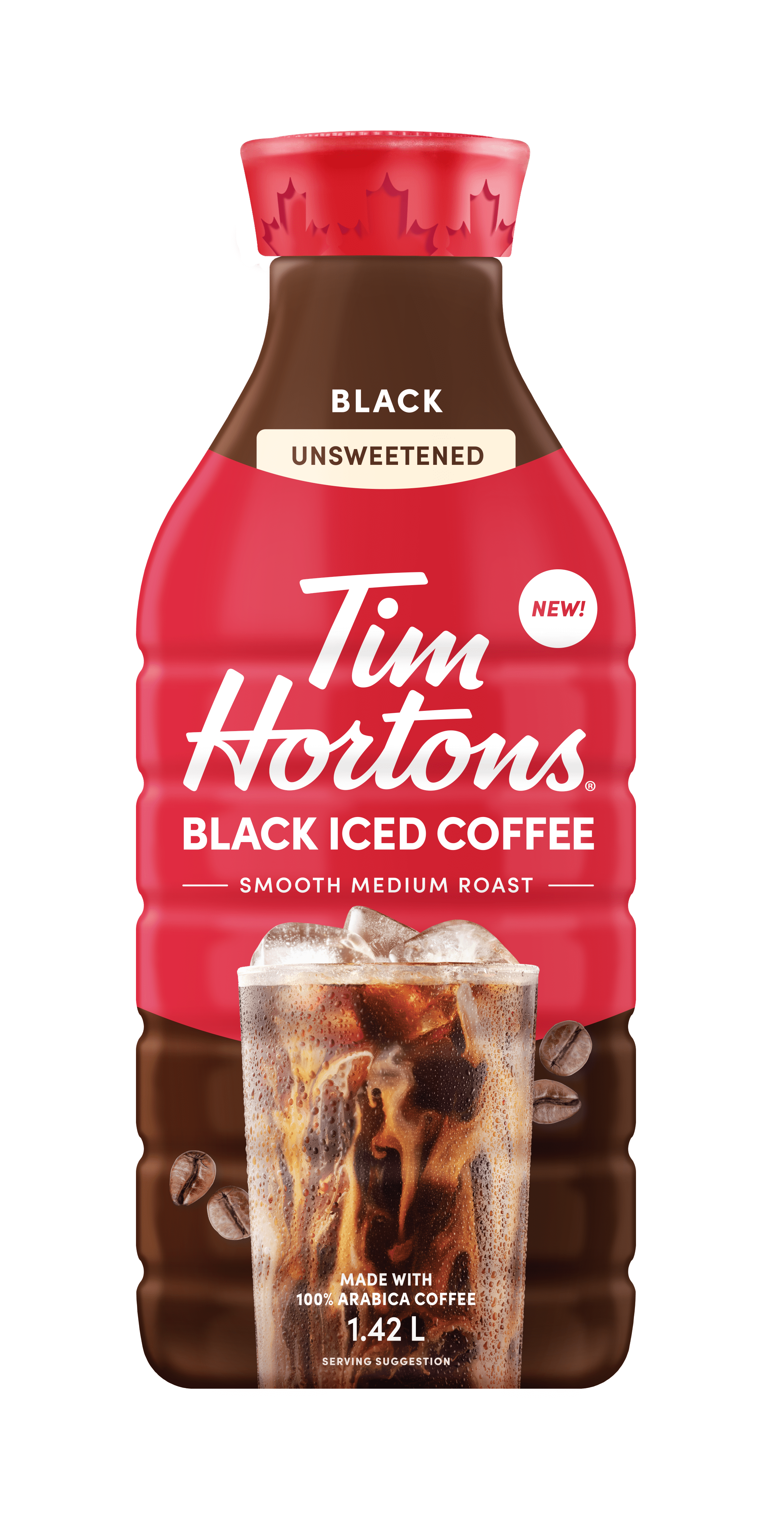 Tim Hortons Black Iced Coffee Black 1.42L