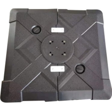 Oasis strong plastic patio umbrella base in black
