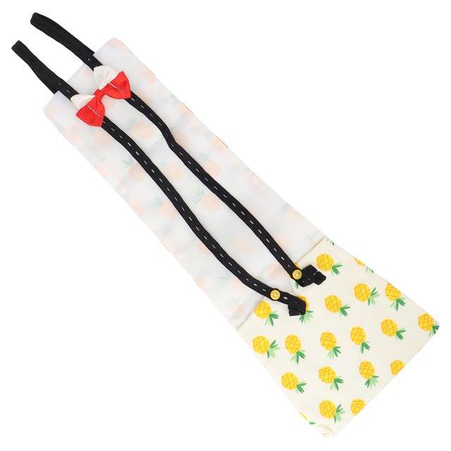Tbest Poultry Cloth For Duck, Chicken Diapers The Inner Is Made Of Waterproof Fabric With Bow Decoration For Chickens For Home