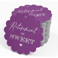 thumbnail image 4 of Inkdotpot Real Silver Foil Retirement Is Sweet Text Tags Favor Hang Paper Tags 100 Pieces, 4 of 6