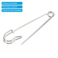 thumbnail image 4 of Uxcell Safety Pins 2.95 inch Large Metal Sewing Pins Silver Tone 20Pcs, 4 of 5