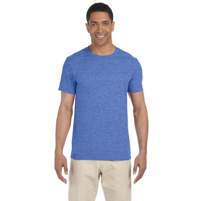 Gildan Adult Softstyle® T-Shirt, Heather Royal - 4XL